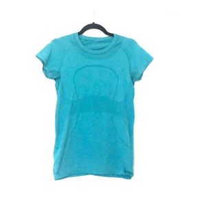 Lululemon turquoise shirt !